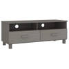 The Living Store HAMAR TV-kast - 106 x 40 x 40 cm - Lichtgrijs