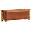 The Living Store Sheeshamhouten TV-kast 110x30x40cm - Rustieke uitstraling