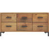 The Living Store Opbergbank - Vintage - Hout - 110 x 30 x 45 cm