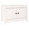 The Living Store Schoenenkast - Wit - 70 x 38 x 45.5 cm - Massief Grenenhout