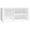 The Living Store Schoenenkast - Wit - 100 x 35 x 45 cm - Stabiel materiaal