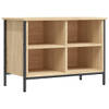 The Living Store Schoenenkast - Sonoma eiken - 69x35x50cm - Duurzaam hout - staal