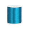 Satijnen sierlint breed - turquoise - 10 cm x 25 meter - Cadeaulint - Cadeaulinten