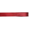 1x Bordeauxrode satijnlint rollen 1 cm x 25 meter cadeaulint verpakkingsmateriaal - Cadeaulinten