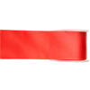 1x Rode satijnlint rollen 2,5 cm x 25 meter cadeaulint verpakkingsmateriaal - Cadeaulinten