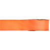 1x Oranje satijnlint rollen 1,5 cm x 25 meter cadeaulint verpakkingsmateriaal - Cadeaulinten