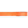 1x Oranje satijnlint rollen 1 cm x 25 meter cadeaulint verpakkingsmateriaal - Cadeaulinten