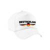 Duitsland / Deutschland landen pet / baseball cap wit voor volwassenen - Verkleedhoofddeksels