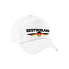 Duitsland / Deutschland landen pet / baseball cap wit voor kinderen - Verkleedhoofddeksels