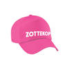 Carnaval fun pet / cap zottekop roze voor dames en heren - Verkleedhoofddeksels