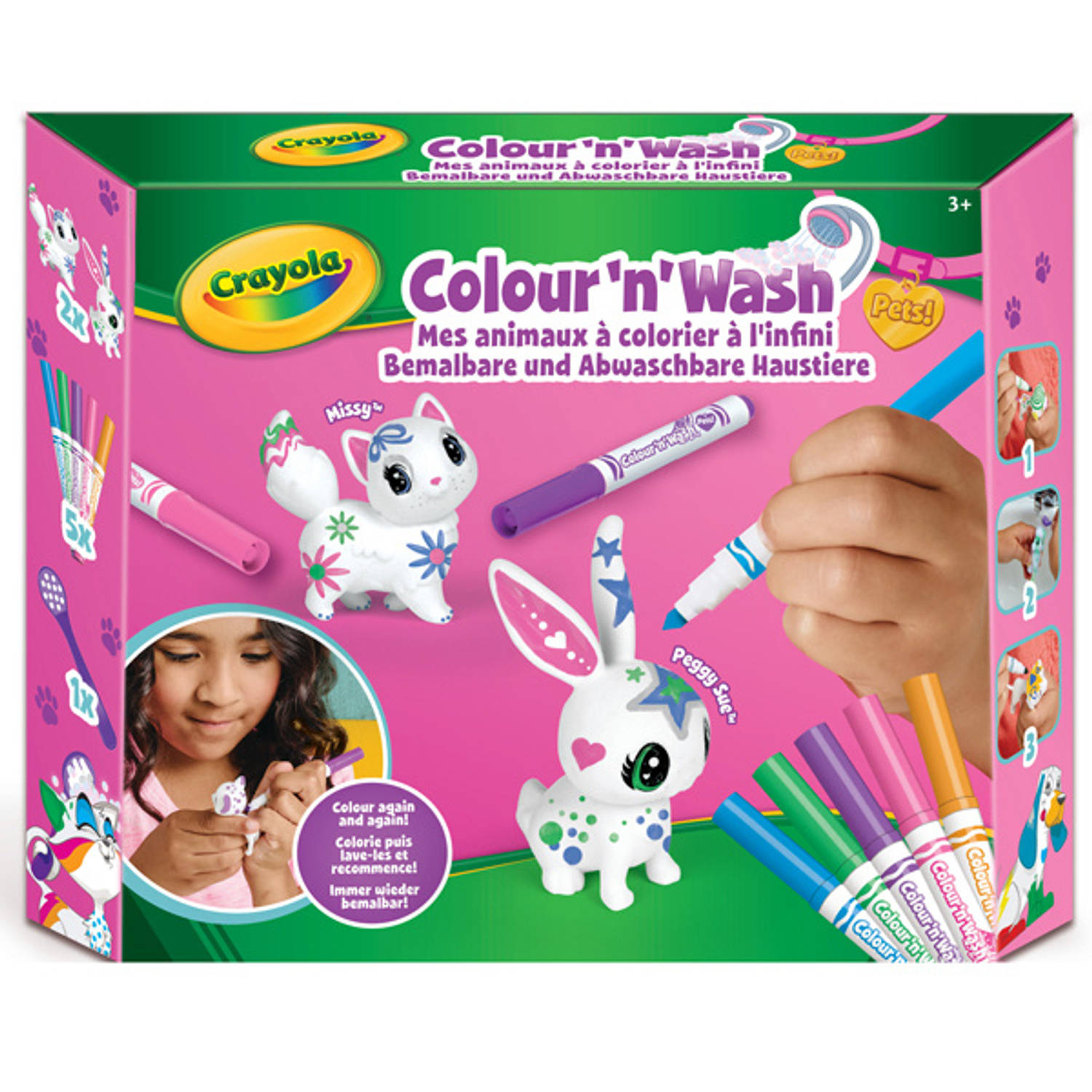 CRAYOLA Color'N'Wash scheten - My Coloring Animals - Kit 1