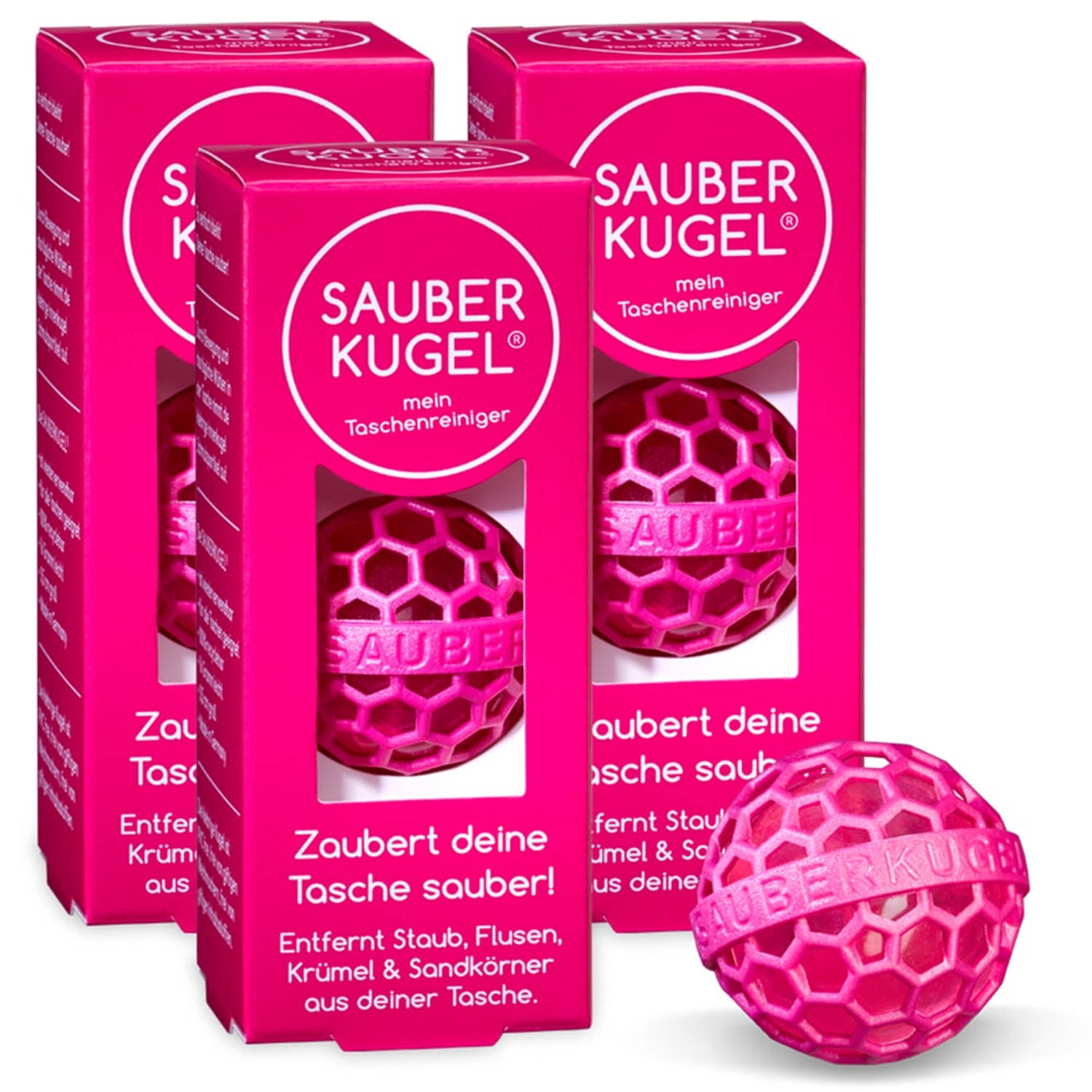 Sauberkugel Tassenreiniger Schoonmaakbal Roze Herbruikbaar -
