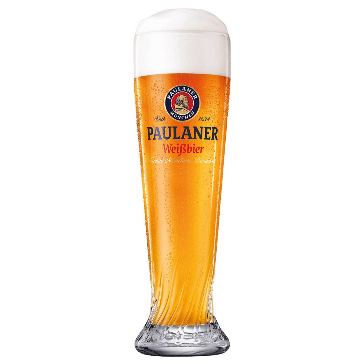 Paulaner Hefe Bierglas 50cl - Bier Glas 0,5 l - 500 ml