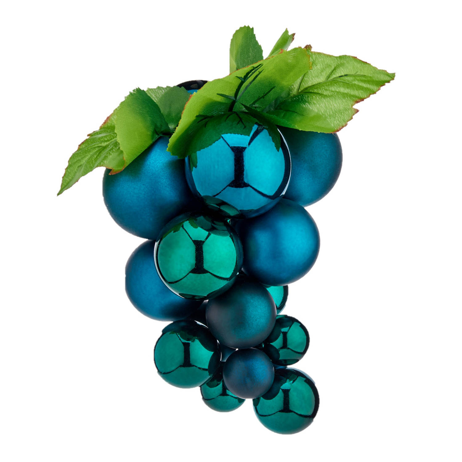 Kerstballen Klein Druiven Blauw Plastic