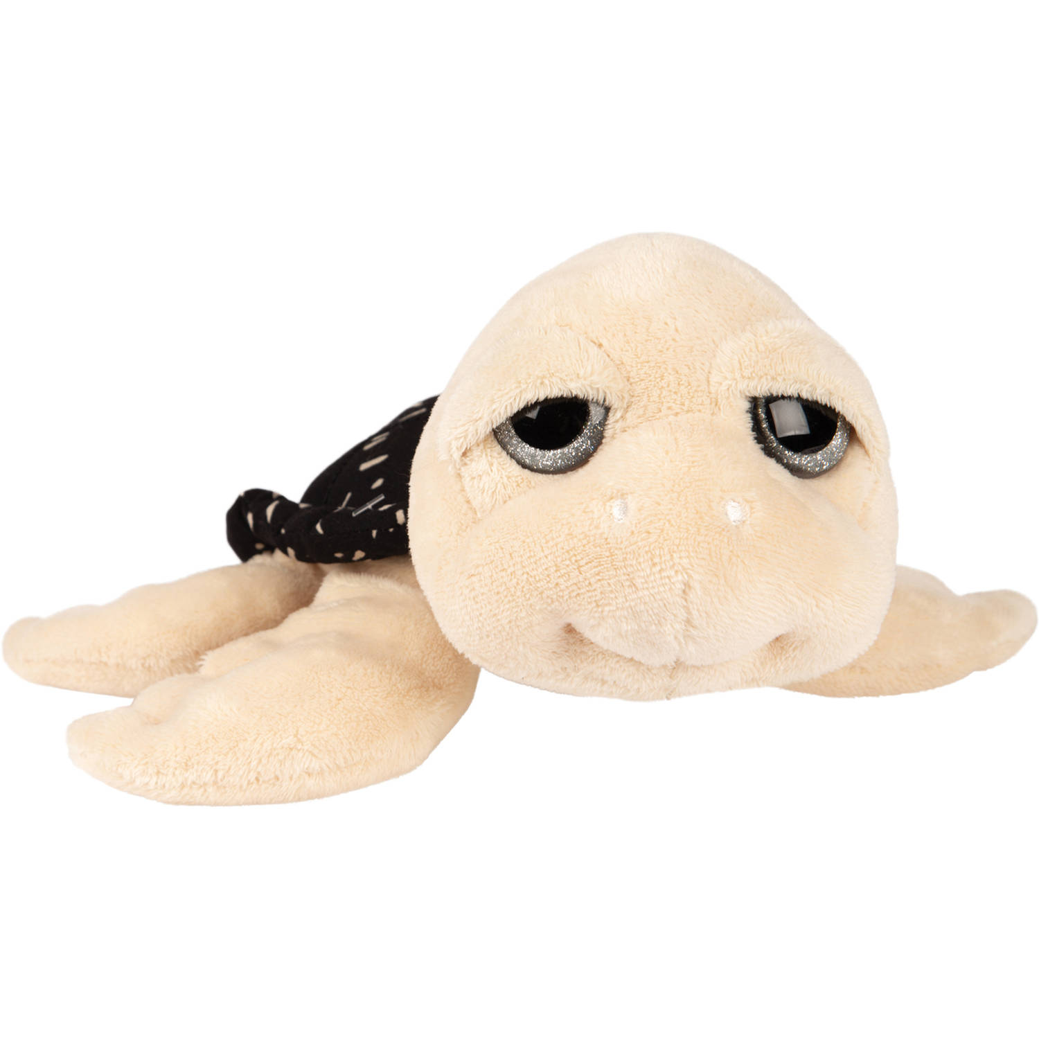 Suki Gifts pluche zeeschildpad Jules knuffeldier - cute eyes - beige - 24 cm - Hoge kwaliteit