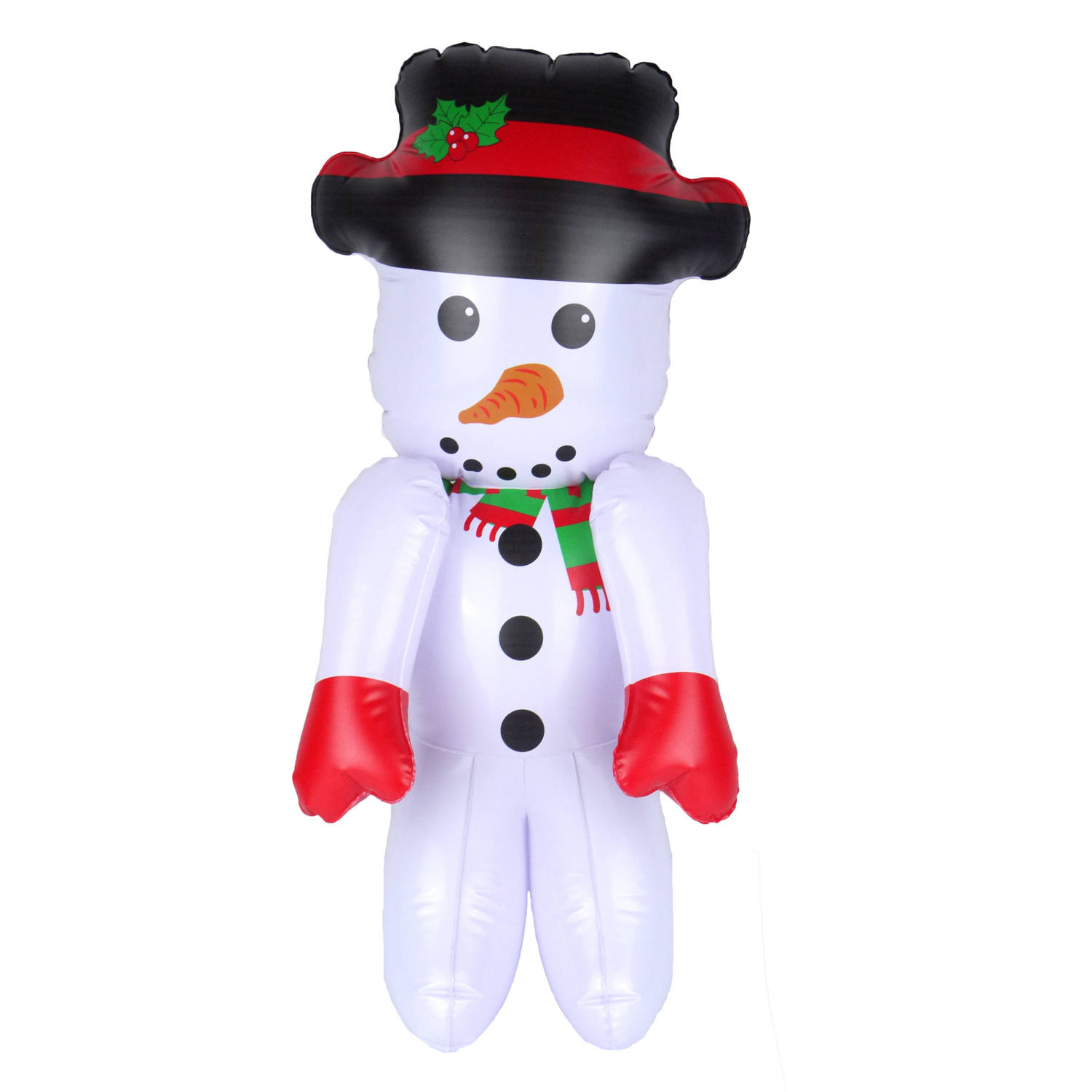 Henbrandt decoratie sneeuwpop - opblaasbaar - 65 cm -opblaas figuur/pop - Opblaasfiguren