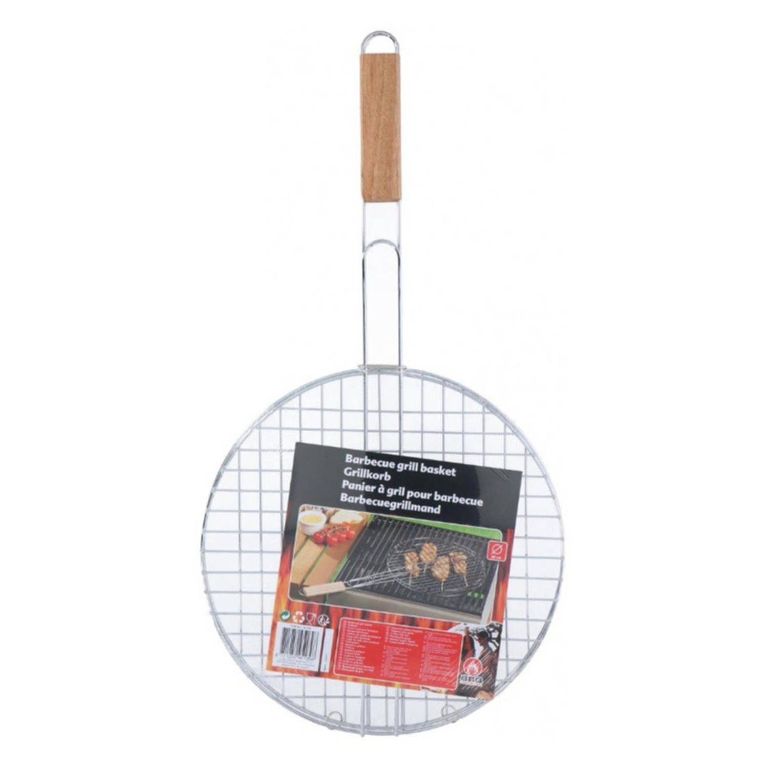 BBQ rooster rond 30 cm barbecueroosters