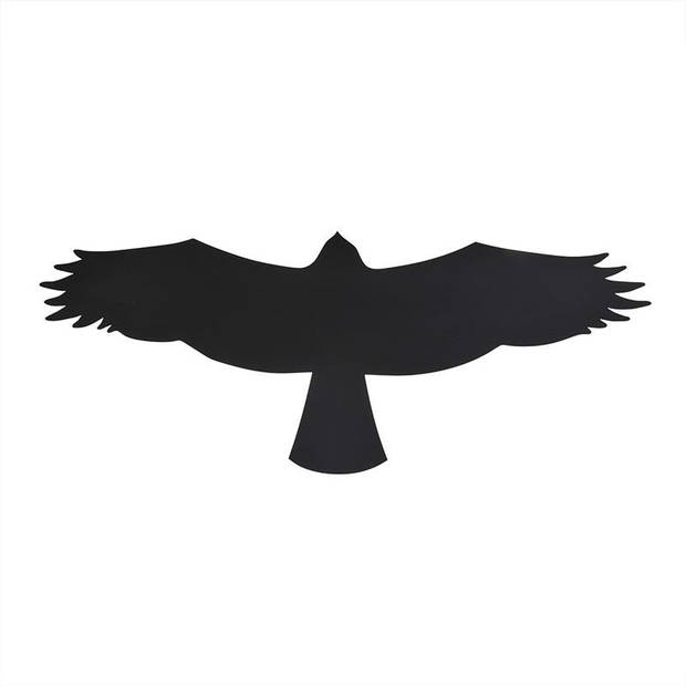 Zwarte raamstickers met vogels buizerd 5 stuks - Vogelverjagers