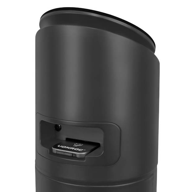 VONROC Luxe Torenventilator – 86 cm - 3 snelheden – zwart Incl. Afstandsbediening
