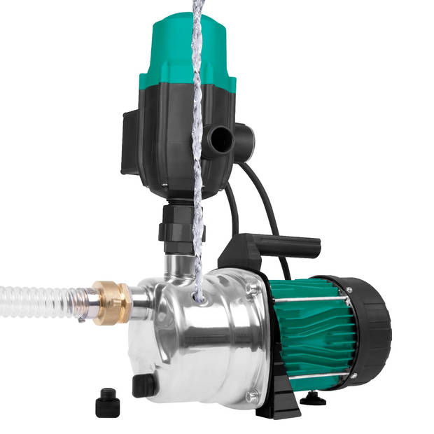 VONROC Hydrofoorpomp / Automatische pomp - 1000W – 3500l/h – Met drukschakelaar - droogloopbeveiliging - Voor besproeien