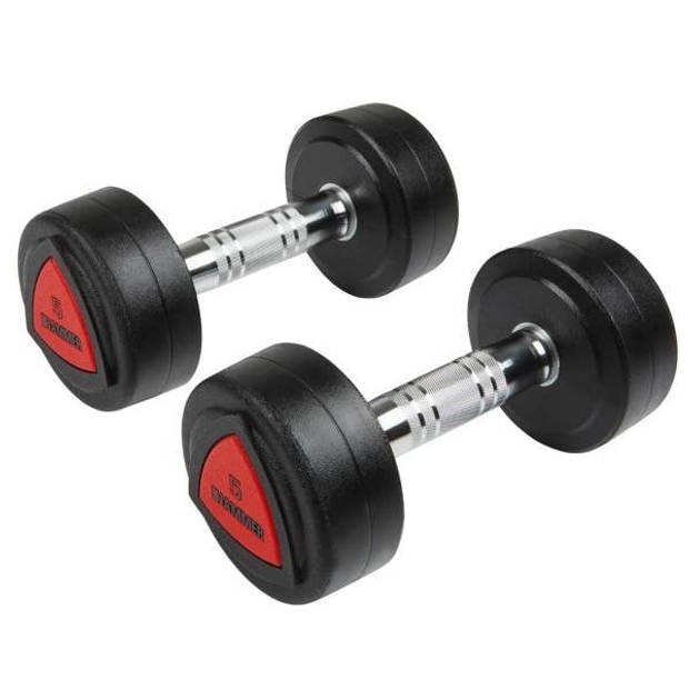 Hammer Fitness PU Dumbbell - PRO - per paar - 2x 32.5kg - PU