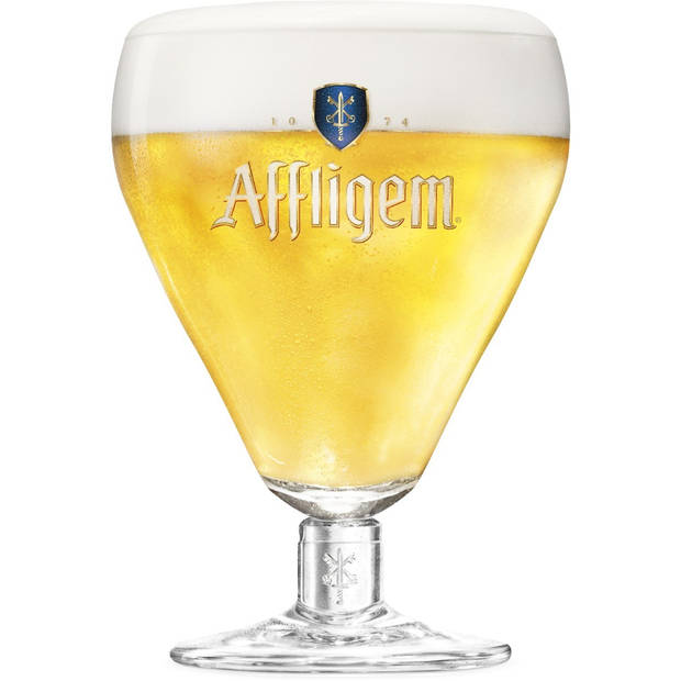 Affligem Bierglazen op Voet 30cl set van 6 stuks - Bier Glas 0,3 l - 300 ml