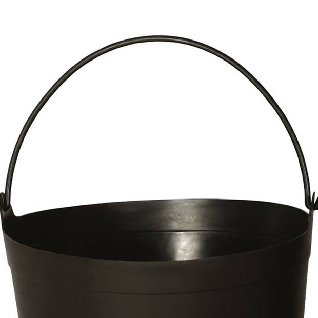 Heksenketeltje/kookpotje - zwart - D32 x H15 cm - Feestdecoratievoorwerp