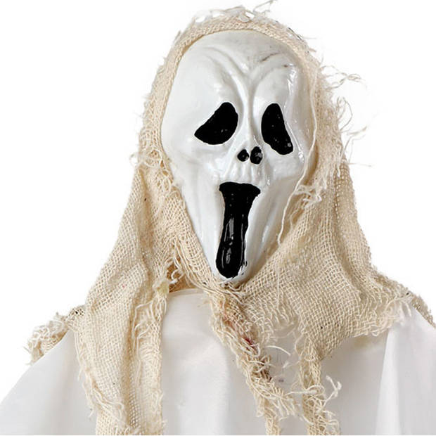 Halloween/horror thema hang decoratie spook - enge/griezelige pop - 60 cm - Feestdecoratievoorwerp