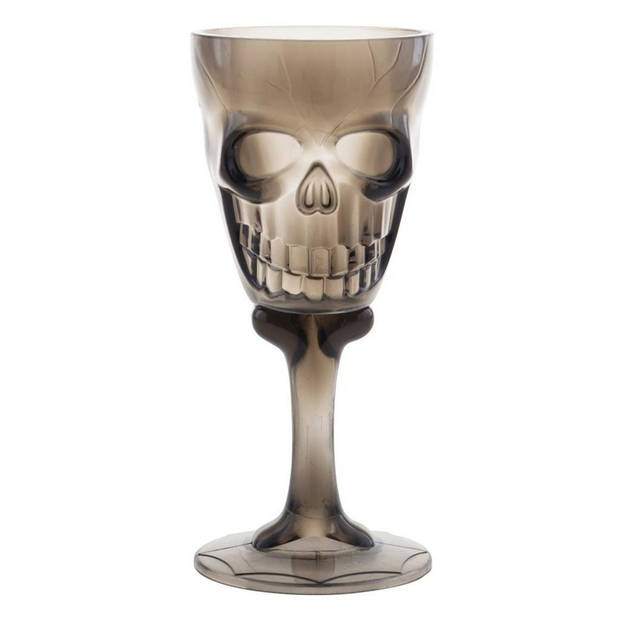 Funny Fashion Halloween drinkbeker/kelk - horror thema - 15 cm - plastic - Feestdecoratievoorwerp