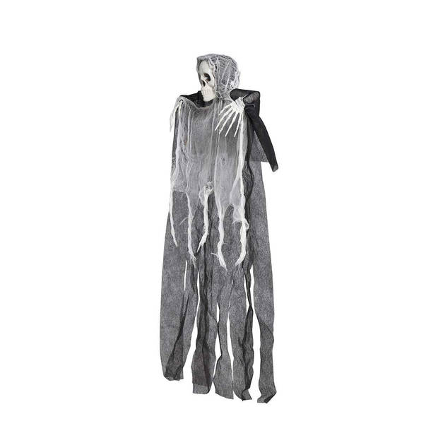 Fiestas Horror/halloween decoratie skelet/geraamte pop - hangend - 80 cm - Halloween poppen