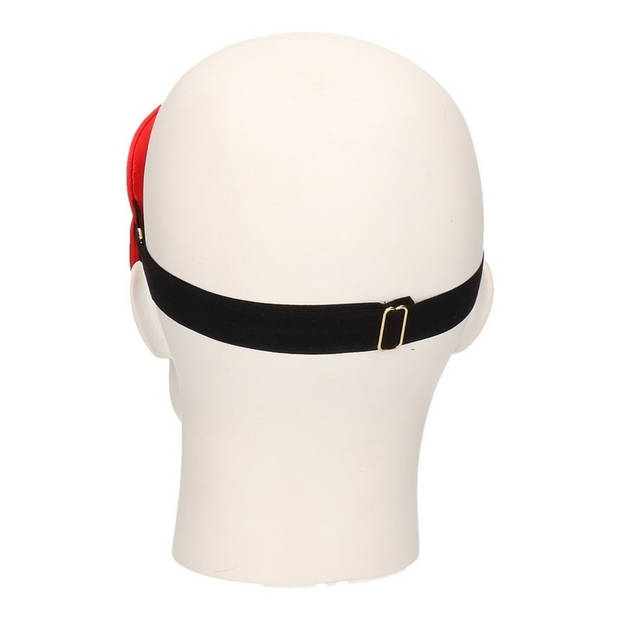 Comfortabel reismasker/ slaapmasker luxe rood - Slaapmaskers