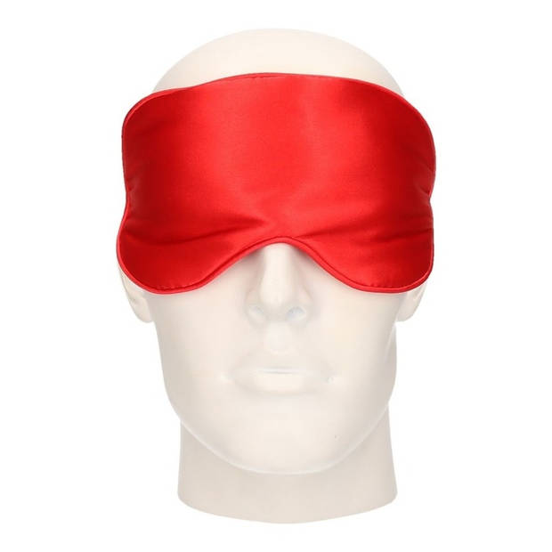 Comfortabel reismasker/ slaapmasker luxe rood - Slaapmaskers