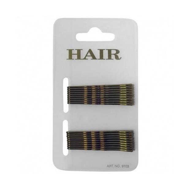 18 stuks gouden pins haarspeldjes - Haarspeldjes