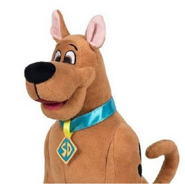 Pluche knuffel hond - Scooby Doo - stof - 28 cm - Bekende figuren - Knuffeldier