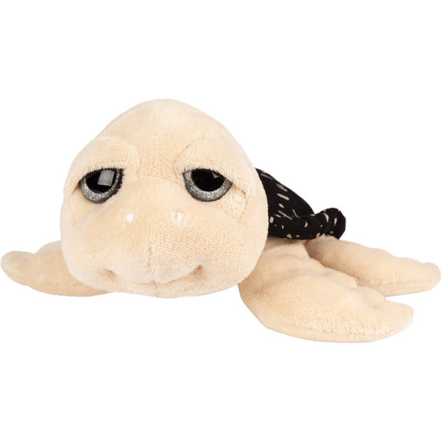 Suki Gifts pluche zeeschildpad Jules knuffeldier - cute eyes - beige - 24 cm - Knuffel zeedieren