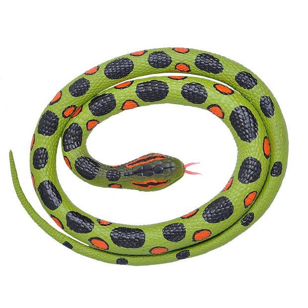 Setje van 2x rubberen nep/namaak slangen van 117 cm - Speelfiguren