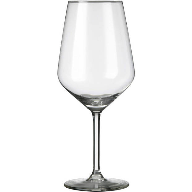 6x Luxe witte wijn glazen 530 ml Carre - Wijnglazen
