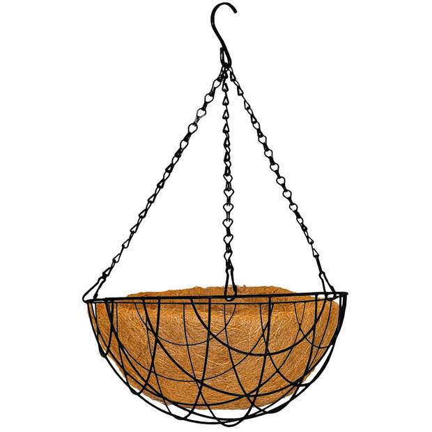 Esschert Design Inlegvel - kokos - voor hangmand - ca. 40 cm - plantenbak - Plantenbakken