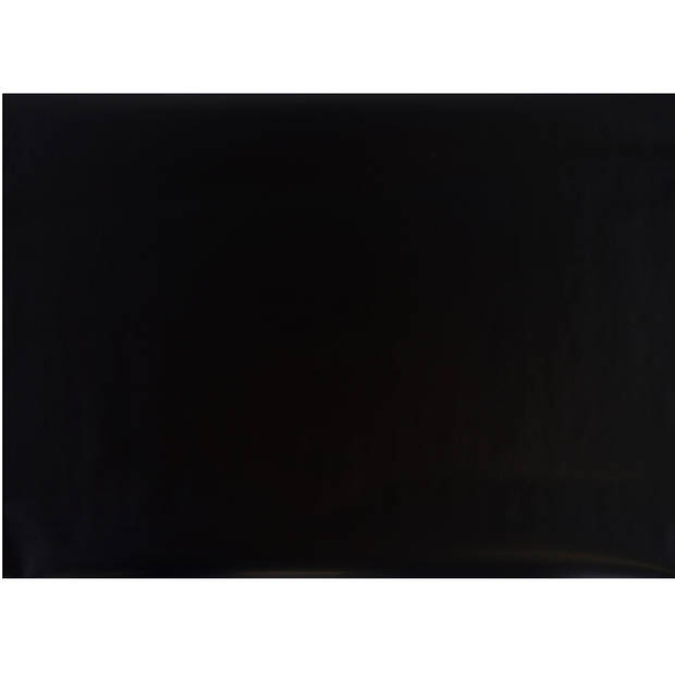 Decoratie plakfolie - 3x - zwart - 45 cm x 2 m - zelfklevend - Meubelfolie