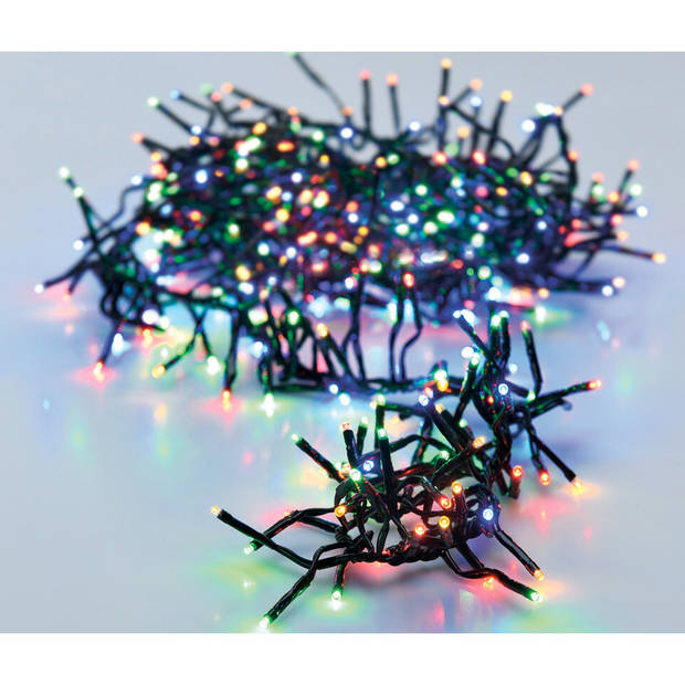 Christmas Decoration clusterlichtjes gekleurd -840 cm -1152 leds - Kerstverlichting kerstboom