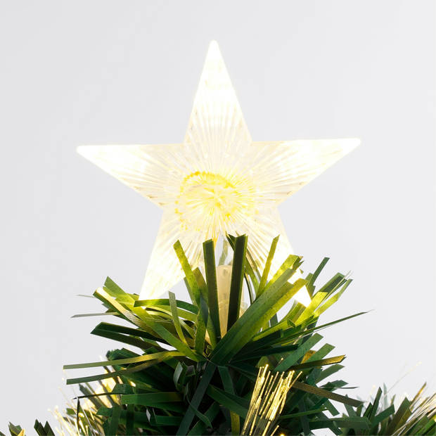 Luca Lighting - fiber kunstboom/kerstboom - H60 cm - met verlichting - Kunstkerstboom