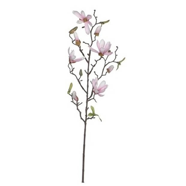 2x Magnolia beverboom kunstbloemen takken 80 cm decoratie - Kunstplanten