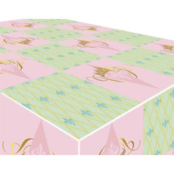 Haza Original tafelkleed Prinses 120 x 180 cm roze/groen