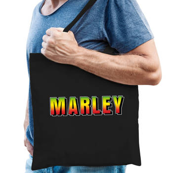 Marley kado tas zwart voor heren - Feest Boodschappentassen