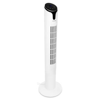 Blokker VONROC Luxe Torenventilator – 110 cm - 3 snelheden – wit Incl. Afstandsbediening aanbieding