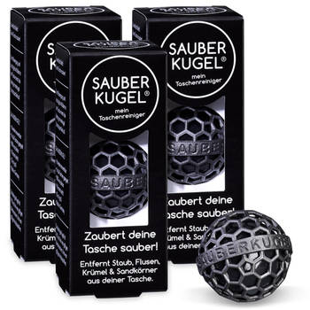 Sauberkugel - Tassenreiniger - Schoonmaakbal - Zwart - Herbruikbaar -