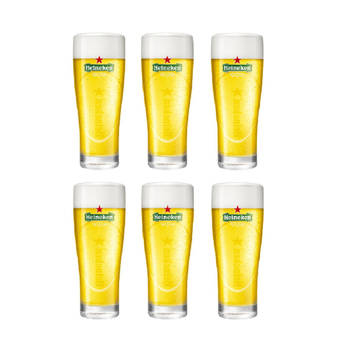 Heineken Bierglazen Ellipse 250 ml - 6 Stuks