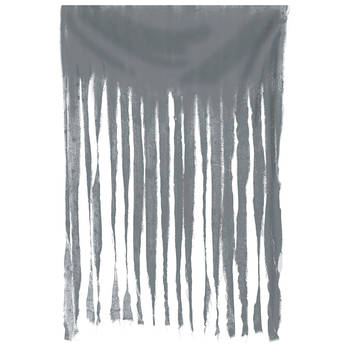 Horror/halloween deco wand/muur/plafond gordijn stof - grijs - 100 x 200 cm - griezel uitstraling - Feestdeurgordijnen
