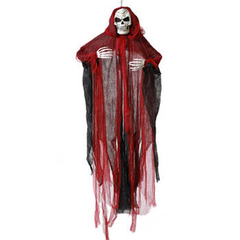 Halloween/horror thema hang decoratie spook/skelet - enge/griezelige pop - 165 cm - Feestdecoratievoorwerp