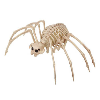 Horror decoratie skelet tarantula spin 35 x 20 cm - Feestdecoratievoorwerp